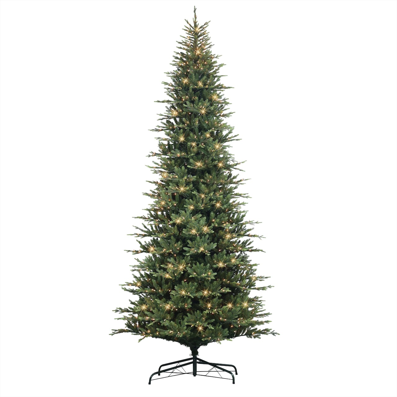 12ft. Pre-Lit Slim Balsam Artificial Fir Tree, Clear Lights